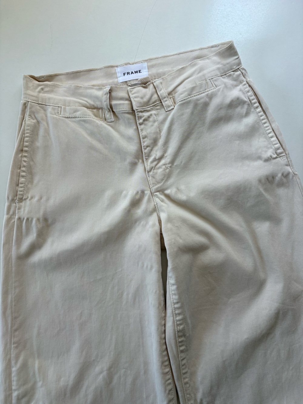 Frame Cream Khakis Wide Leg 26 - Picture 12 of 12